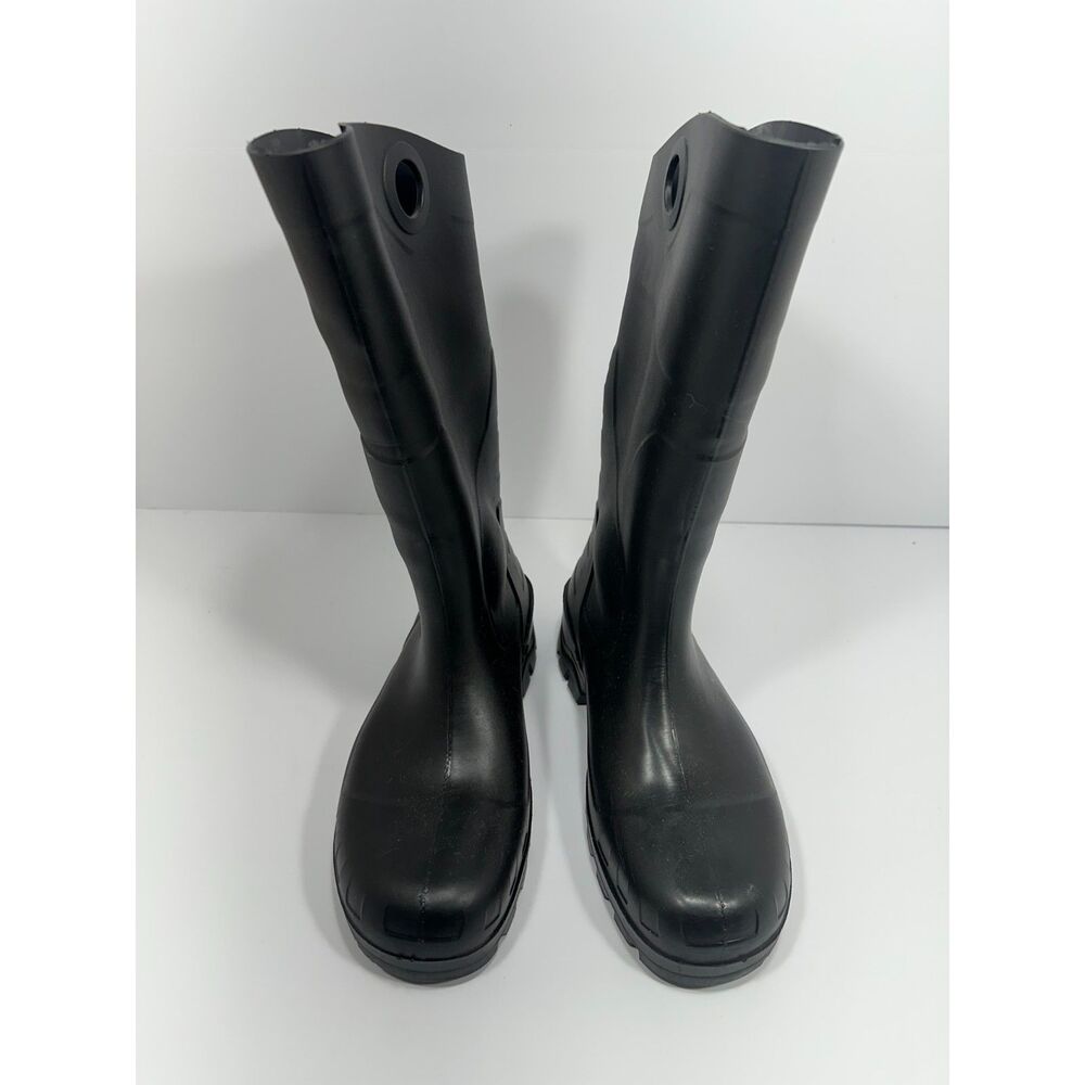 Dunlop Chesapeake Rubber Work Boots Black Waterproof Made USA M9/W11